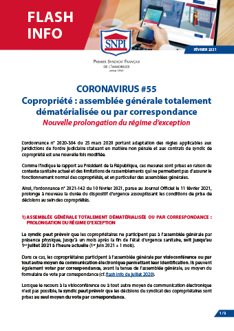 VOIR LE FLASH INFO