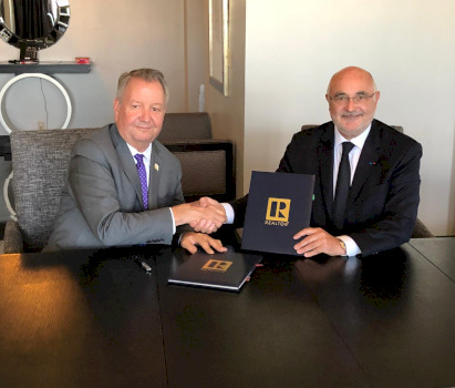 John SMABY, Président NAR et Alain DUFFOUX, Président SNPI